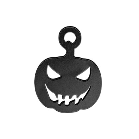 Ciondolo nero a forma di zucca