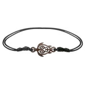 Black turtle bracelet made of narra wood