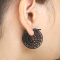 Narra Wood Sun Earring