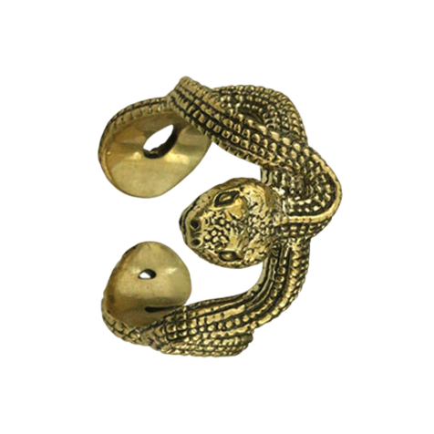 Ring vergoldet Schlange