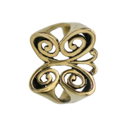 Ring vergoldet Schmetterling