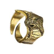 Ring vergoldet Fledermaus