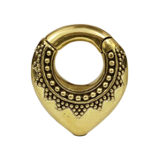 Foldable dotted segment ring earring