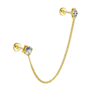 Micro-labrets à filetage intérieur...