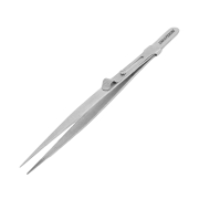 Pointed Tweezers with Lock, 160 mm