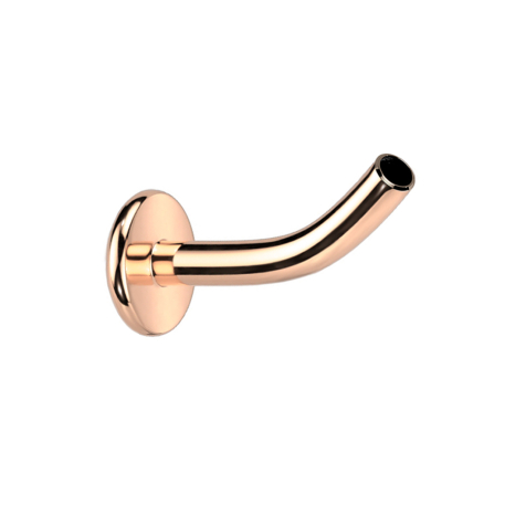 Micro Threadless Labret-Stab Banane rosegold