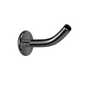 Threadless Labret-Stab Banane schwarz