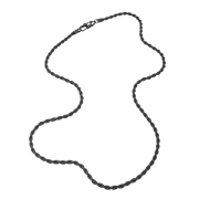K12 - Black Rope Chain - 3 mm