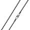 K12 - Black Rope Chain - 3 mm