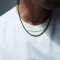 K12 - Black Rope Chain - 3 mm