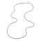 K12 - Silver Rope Chain - 3 mm