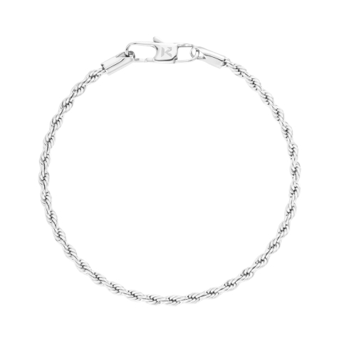 K12 - Silver Rope Bracelet - 3 mm
