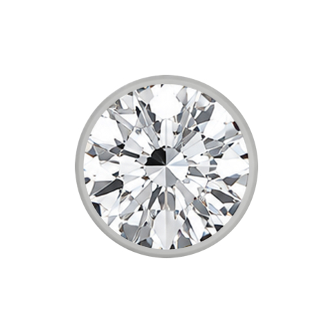 Closure Zylinder silber Premium Kristall silber