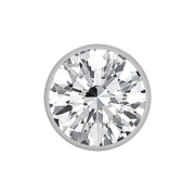 Closure Zylinder silber Premium Kristall silber