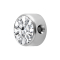 Closure Zylinder silber Premium Kristall silber