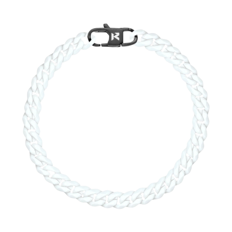 K12 - White Cuban Bracelet - 6 mm