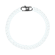 K12 - White Cuban Bracelet - 6 mm