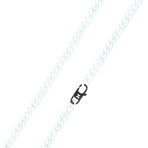 K12 - White Cuban Chain - 6 mm