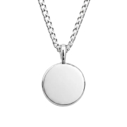 K12 - Silver Hammered Chain