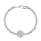 K12 - Silver Hammered Bracelet - 4 mm