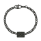 K12 - Black Wavy Bracelet - 4 mm