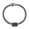 K12 - Black Wavy Bracelet - 4 mm