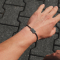 K12 - Black Wavy Bracelet - 4 mm