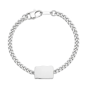 K12 - Silver Wavy Bracelet - 4 mm