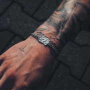 K12 - Silver Wavy Bracelet - 4 mm