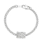 K12 - Silver Wavy Bracelet - 4 mm