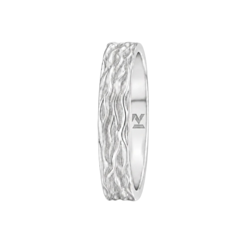 K12 - Silver Wavy Ring