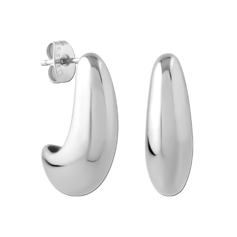 Ohrstecker silber J-Hoop