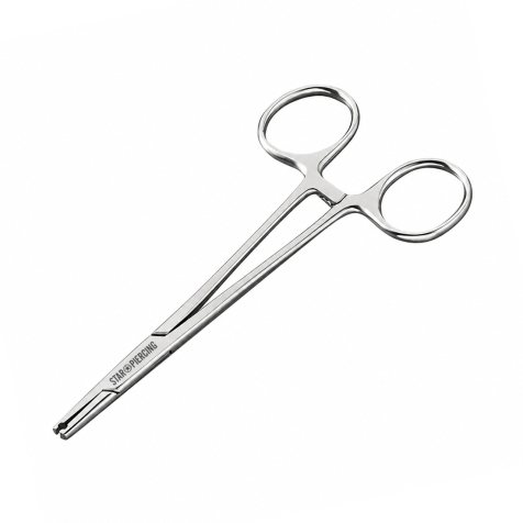 Pince de fixation pour ancrage cutané à pointe biseautée, 120 mm