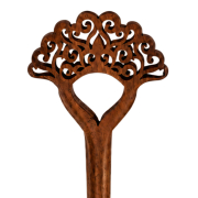 Haarnadel Filigran aus Narra Holz