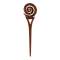 Hairpin Spiral Made of Narra Wood
