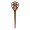 Haarnadel Blume des Lebens aus Narra Holz