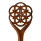 Haarnadel Blume des Lebens aus Narra Holz