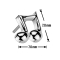 Threadless: nota musicale argento