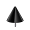 Threadless Cone, Black