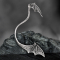 Ear Cuff silber Fledermausflügel rechts