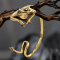 Ear Cuff vergoldet Frosch links