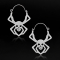 Ohrring silber Totenkopfspinne