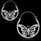 Silver Butterfly Earring
