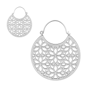 Ohrring silber Filigrane Blume des Lebens