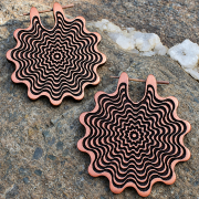 Wavy Mandala Earring