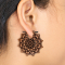 Boucle doreille Mandala Fleur dOrient