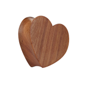 Flared Plug coeur en bois de cerisier