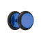 Fake plug dark blue with O-ring