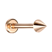 Labret rose gold with cone