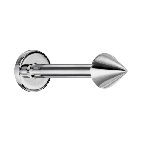 Labret silber mit Cone